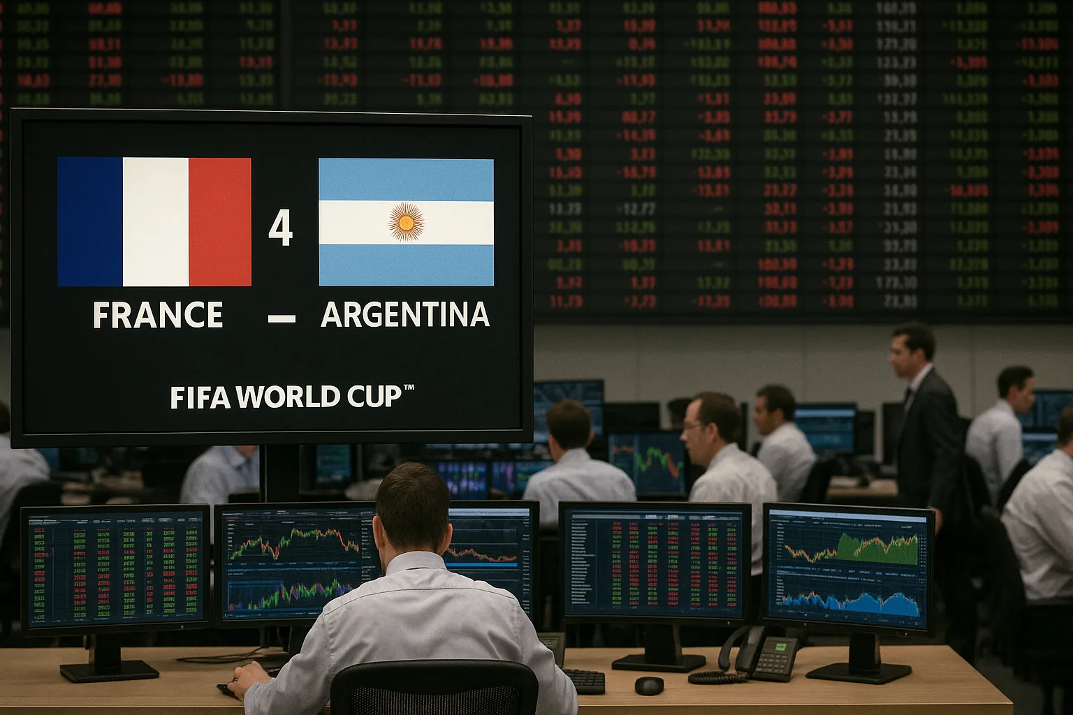 World Cup 7-Goal Thriller Sees Traders Scale Back Bets on Higher Scores