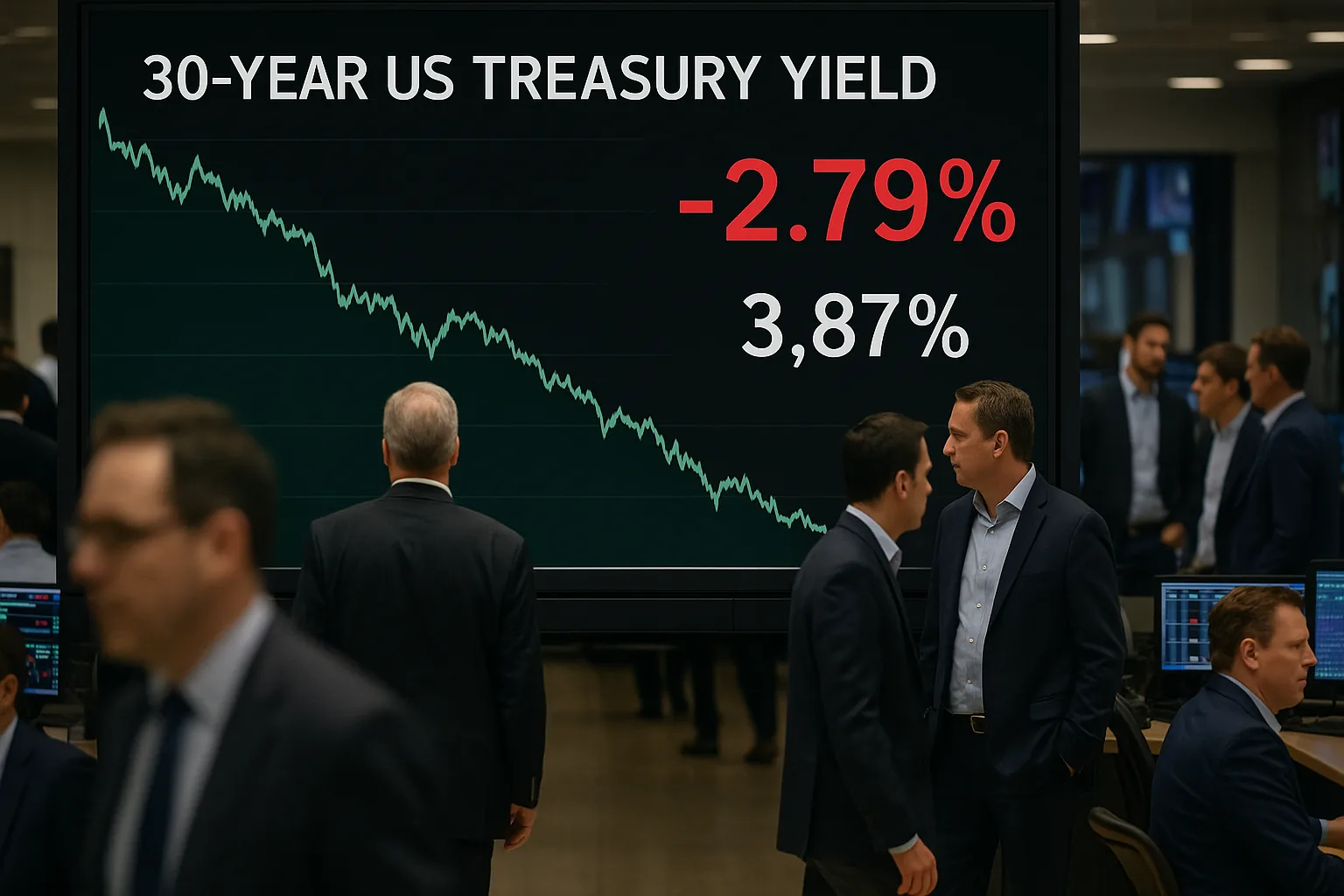Traders Bet on Sharp Treasury Yield Drop, Countering Hawkish Fed Outlook