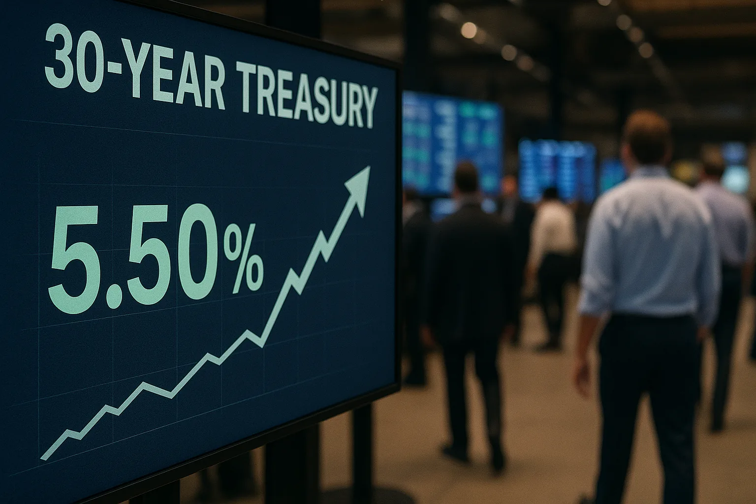Strong PMI Data, Hawkish Fed Comments Push 30-Year Yield Bets Above 5.50%