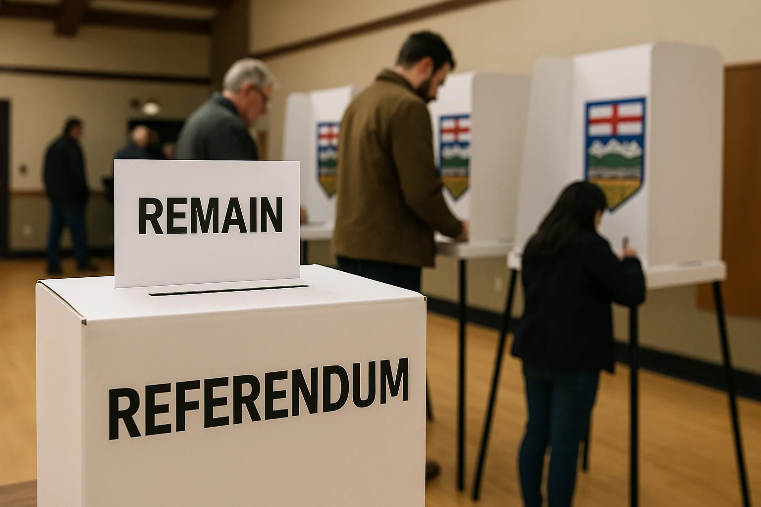 Early Alberta Vote Count Pushes 'Remain' Odds Above 85% for 75% Share