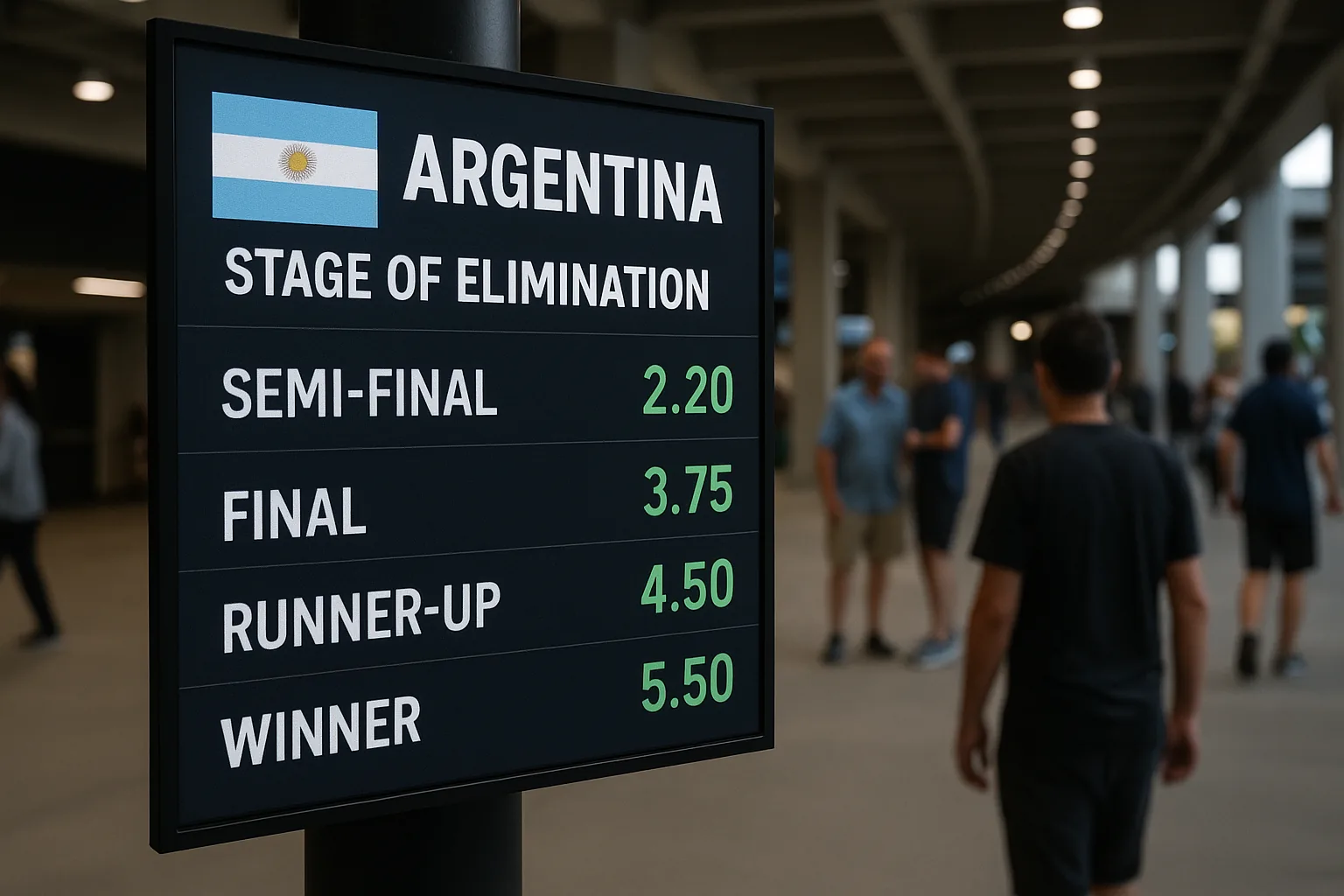 Argentina's World Cup Semi-Final Berth Sends Elimination Odds Sharply Higher