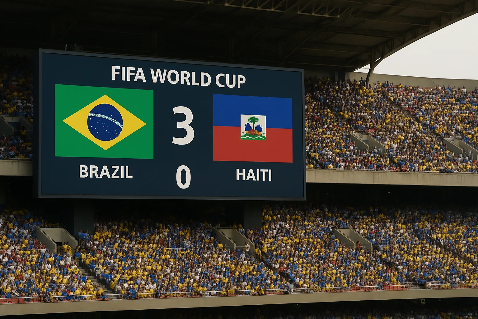 Brazil's 3-0 World Cup Win Over Haiti Crushes "Comeback" Mention Odds