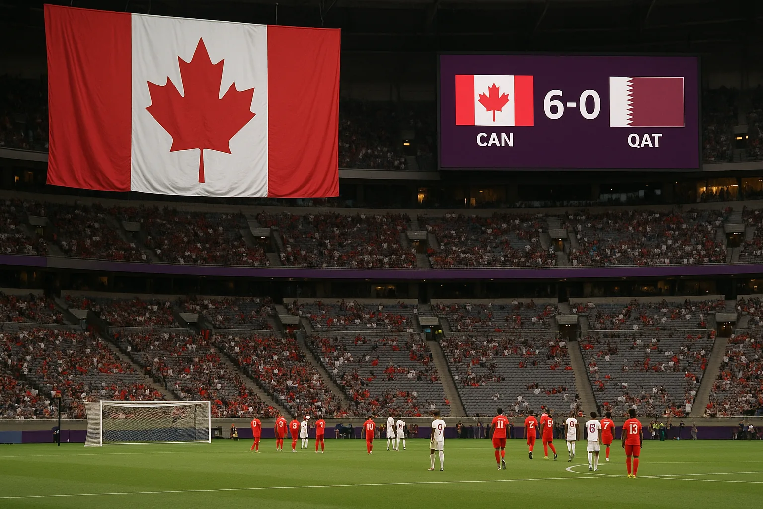 Canada's 6-0 Rout of Qatar Lifts World Cup Group B Winner Odds to 59%