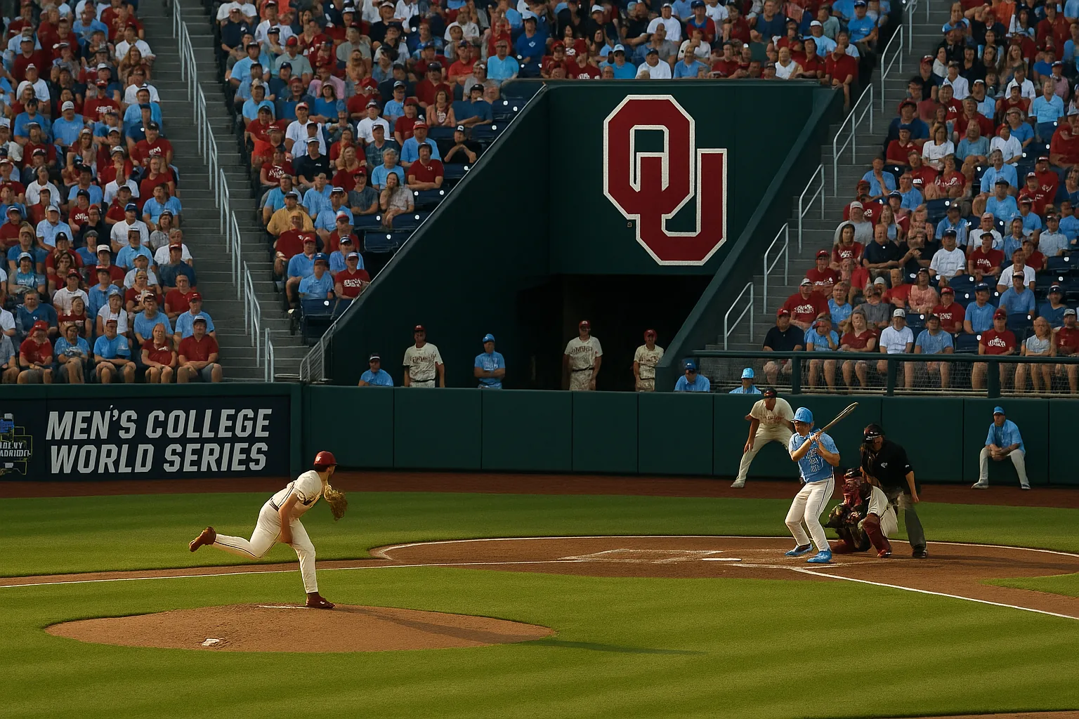 Oklahoma's Decisive Game 1 Win Flips CWS Championship Odds Over UNC