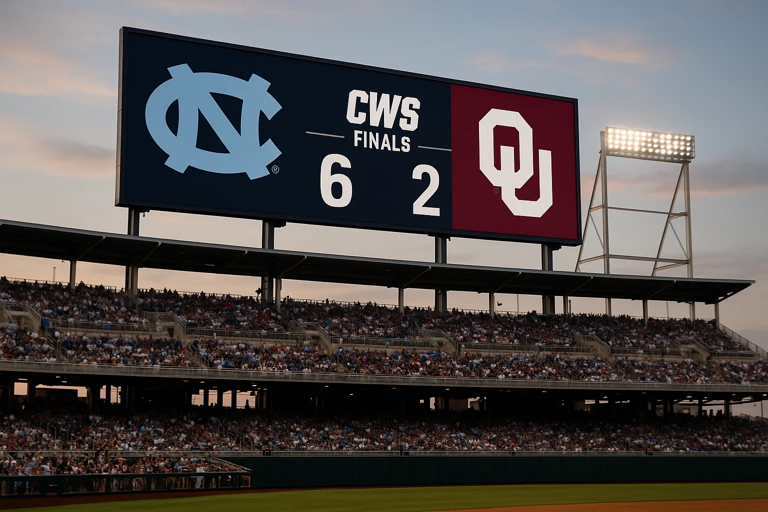 UNC Victory Forces Decisive Game 3, Flips CWS Champion Odds