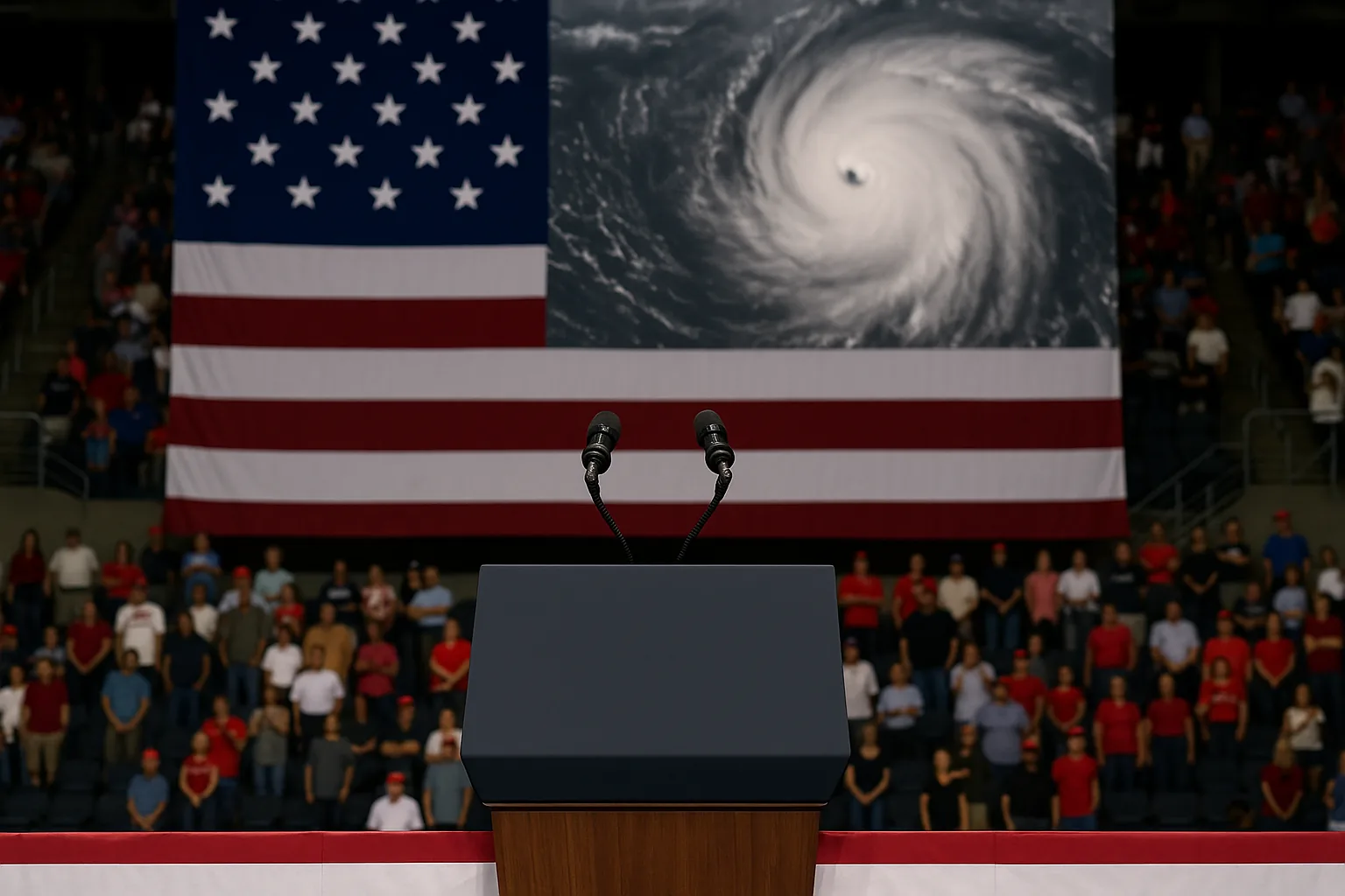Hurricane Helene Mention Odds Spike Ahead of Trump's North Carolina Rally