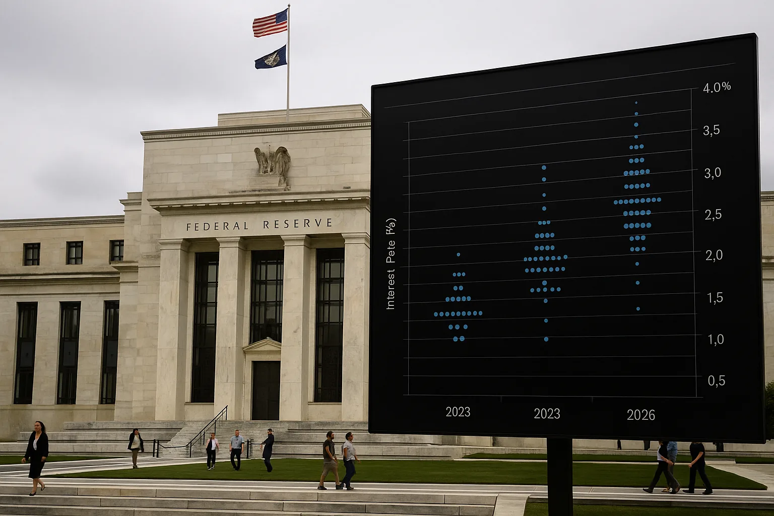 Fed's Hawkish Dot Plot Pushes 2026 Rate Hike Odds Above 50%