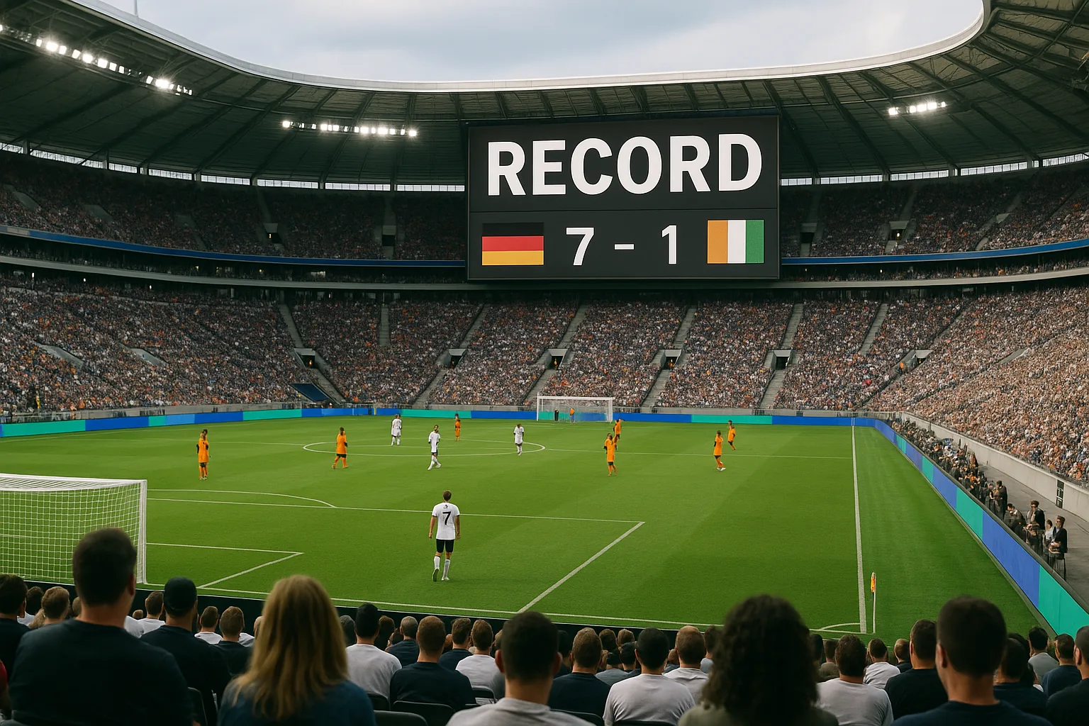 Germany's 7-1 Opener Fuels Bets on 'Record' Mention in World Cup Broadcast
