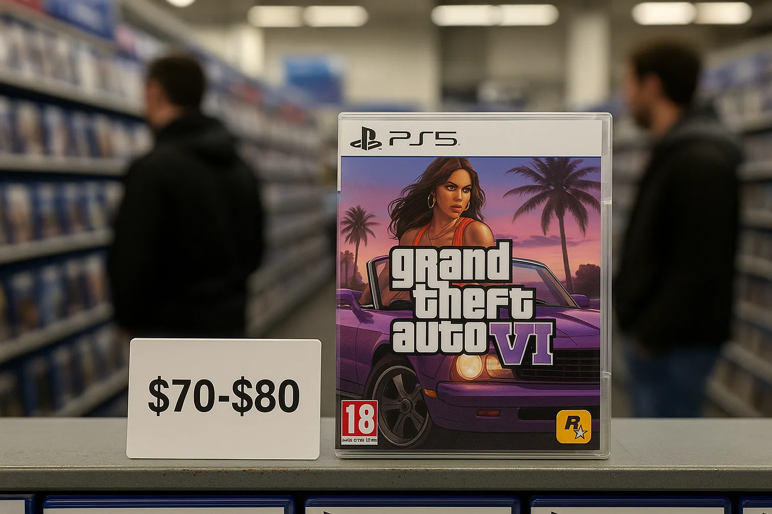 European Retailer Leak Pushes GTA VI Price Bets Toward $70-$80 Range