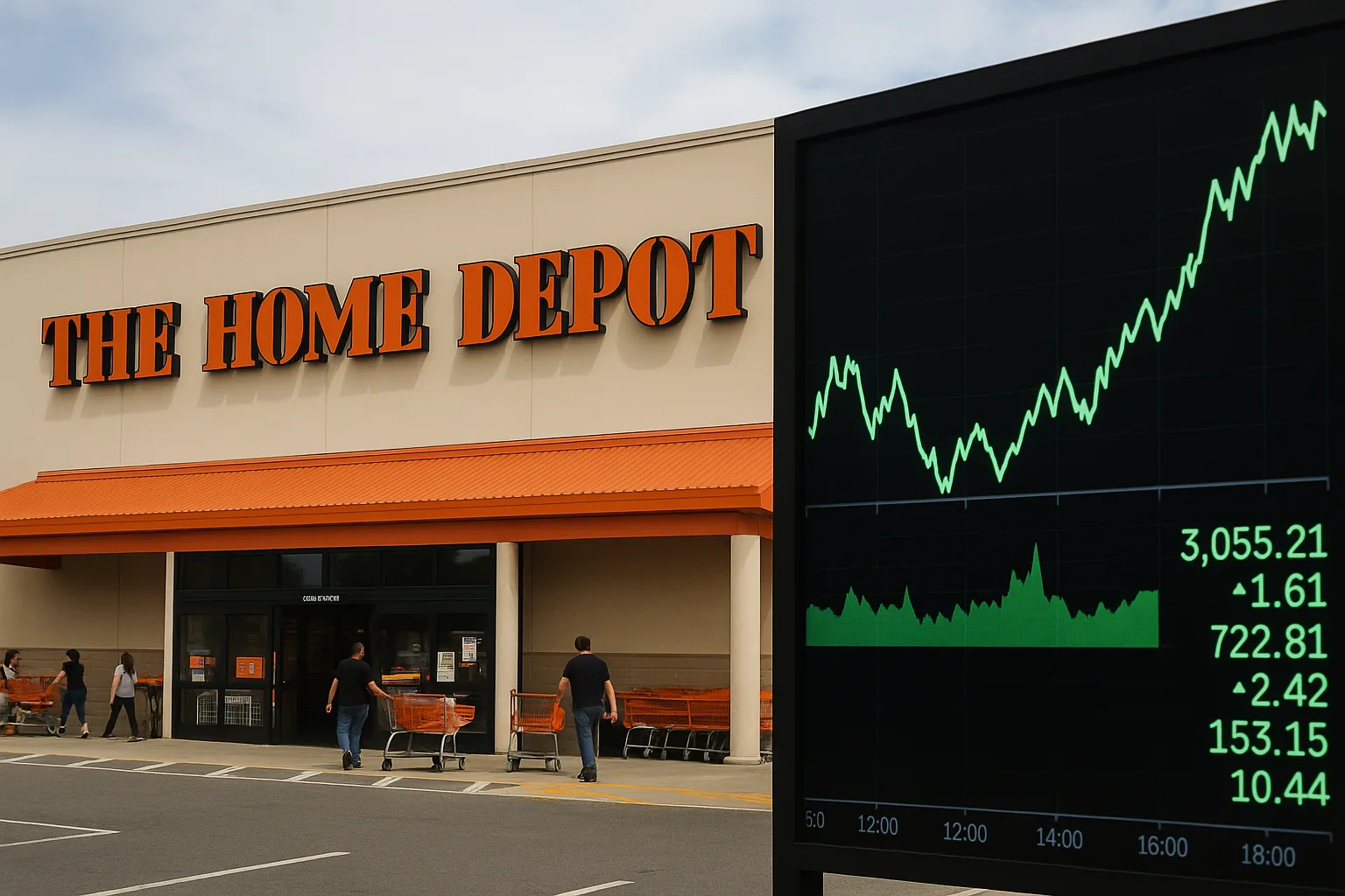 Home Depot Q2 Earnings Spark Surge in Customer Transaction Bets
