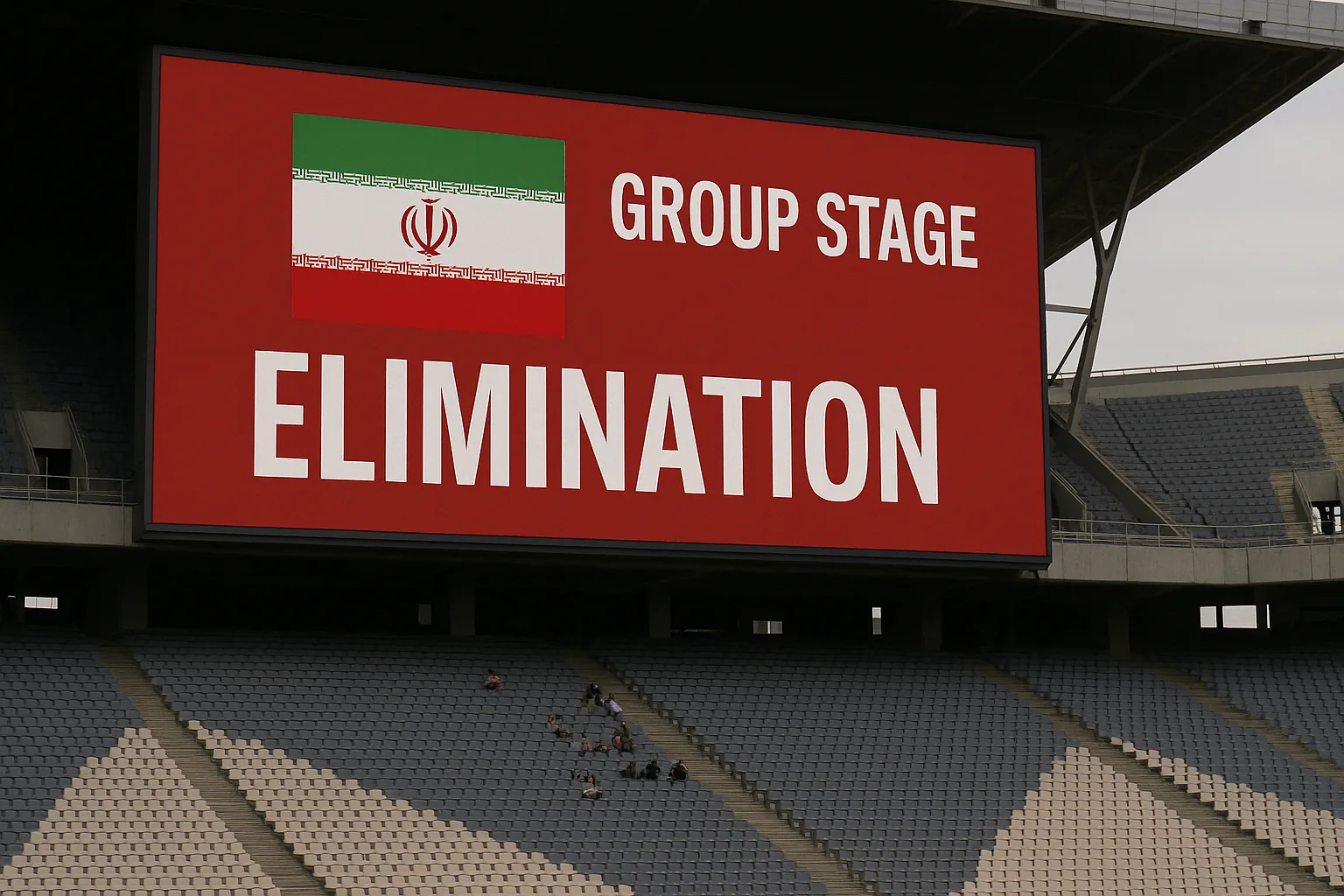 Iran's World Cup Elimination Drives 'Group Stage' Exit Odds to 99%