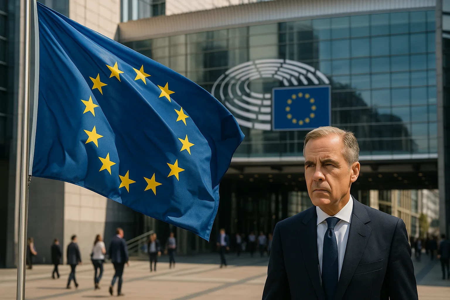 Carney's EU Alliance Focus Shifts Speech Bets From Geopolitics to Tech, Minerals