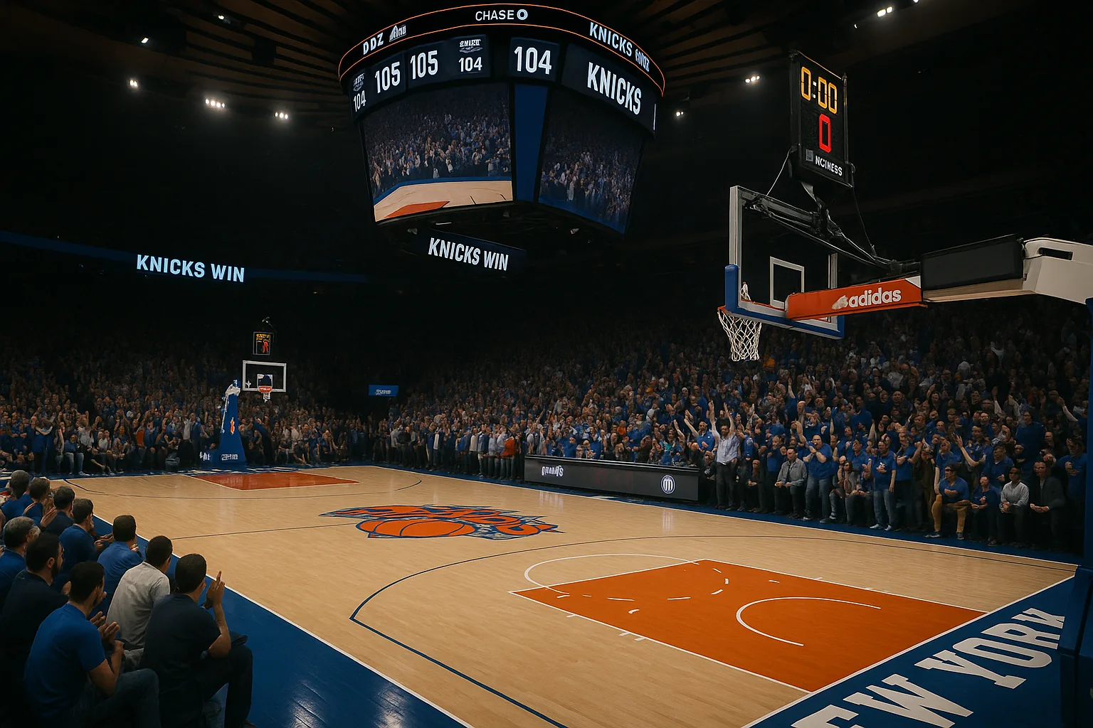 Knicks' Game 2 Win Pushes Championship Odds to 80%