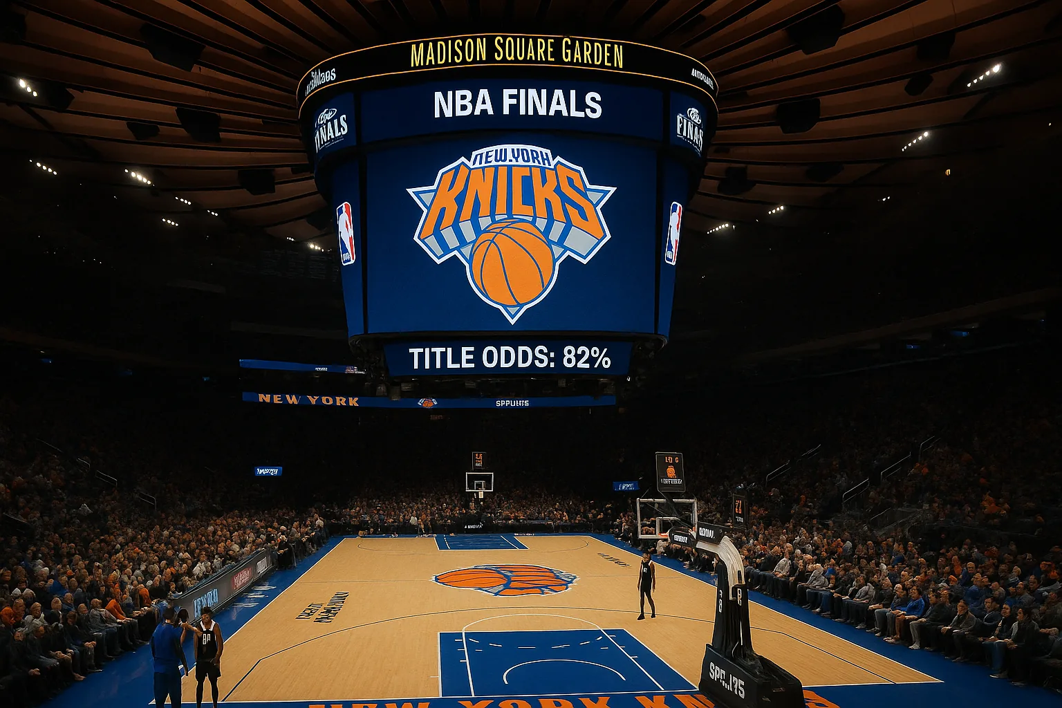 Knicks' Record Comeback Pushes NBA Title Odds to 82%