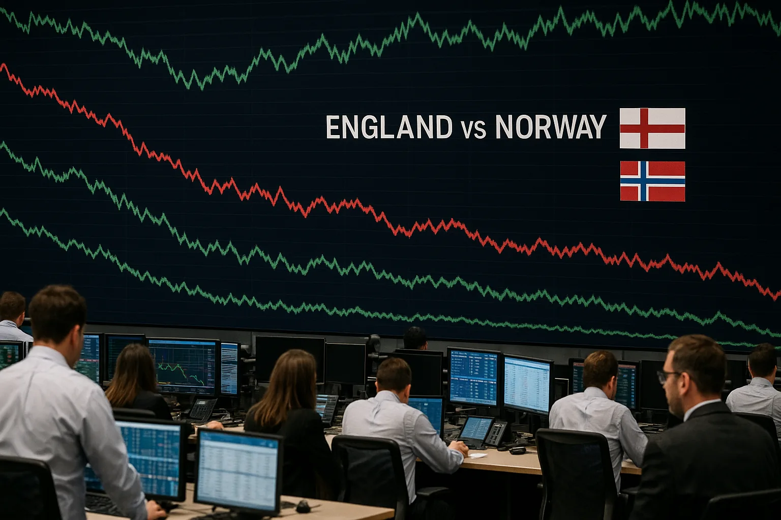 World Cup Announcer Market Corrects Sharply Ahead of Norway-England Clash