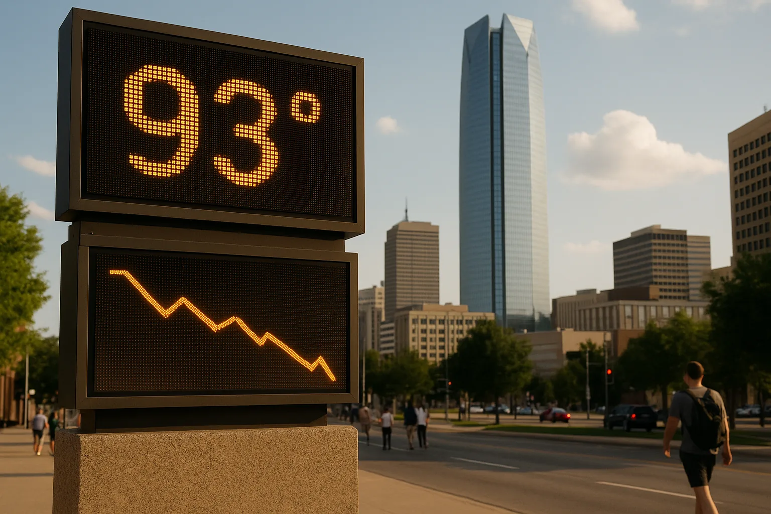 OKC Heat Streak Ends at Three Days, Sinking Bets on Longer Heat Wave