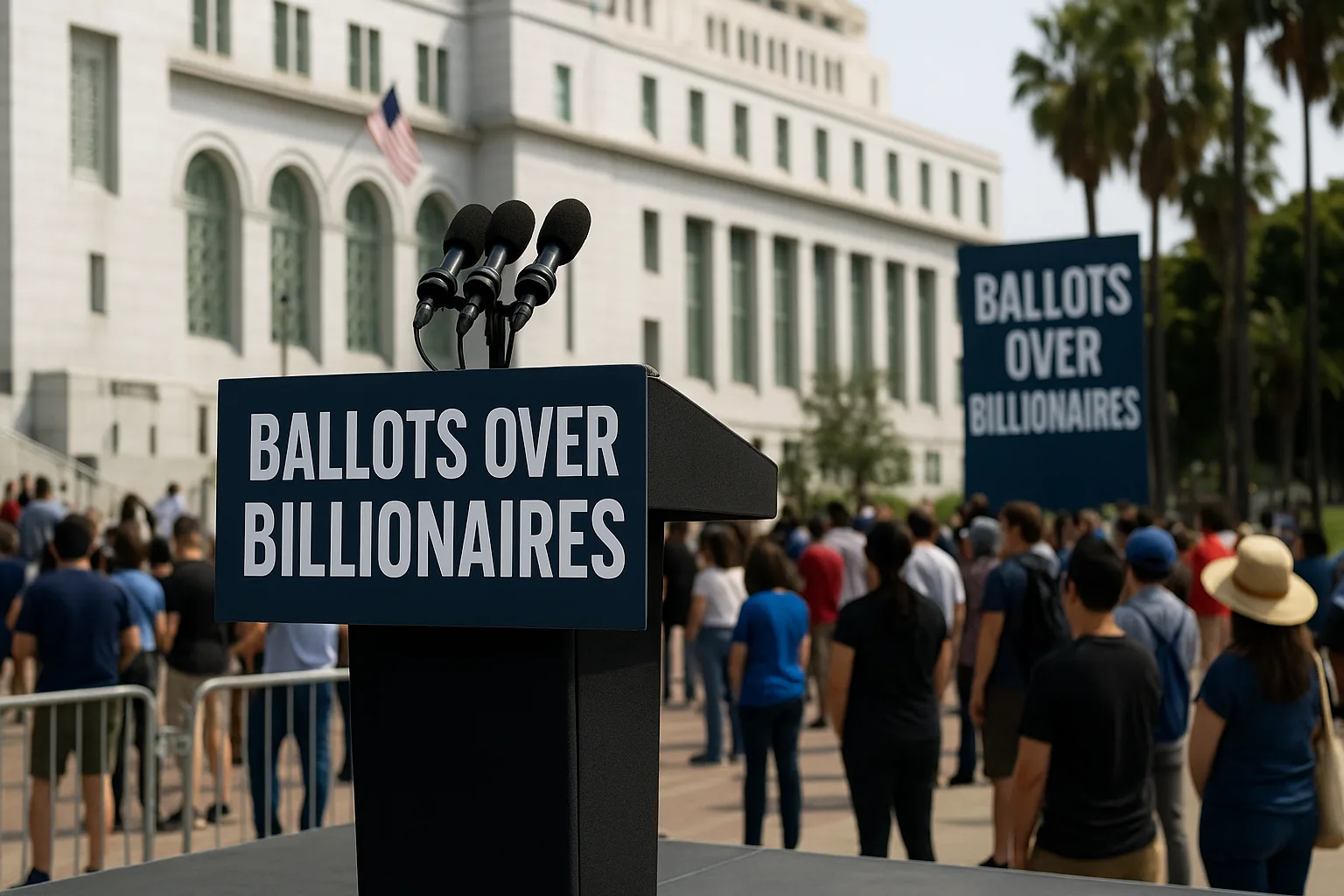 Khanna's Focus on Billionaire Tax Narrows Odds for LA Rally Speech