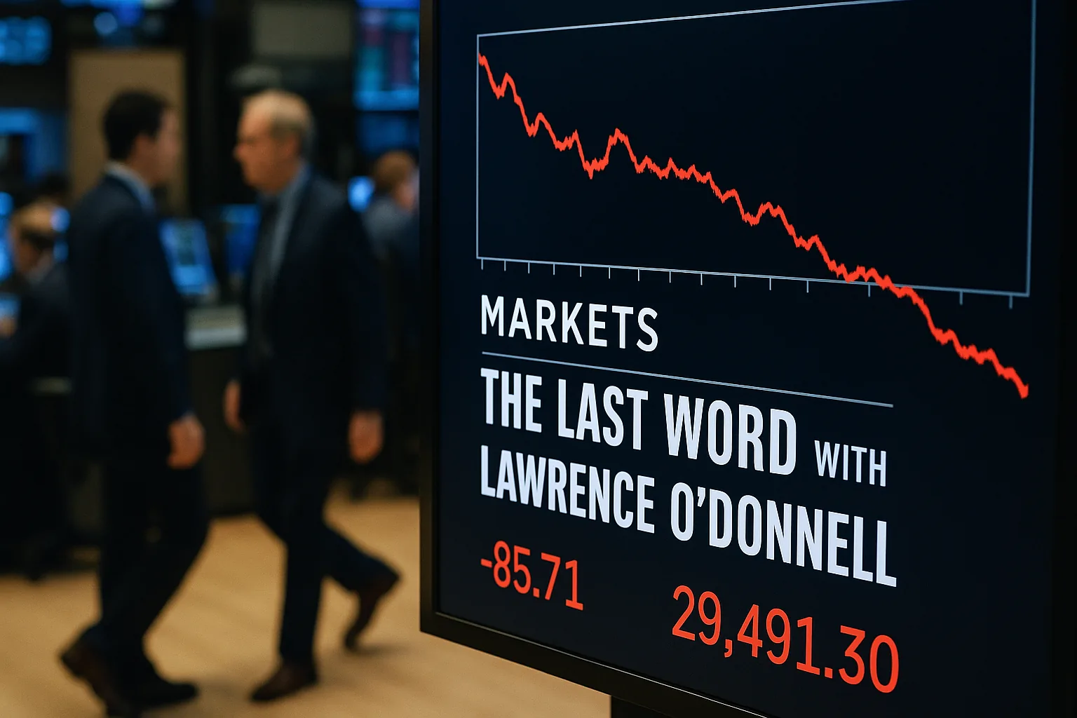 Sherrod Brown Mention Markets Collapse Amid Lack of Confirmed TV Appearance