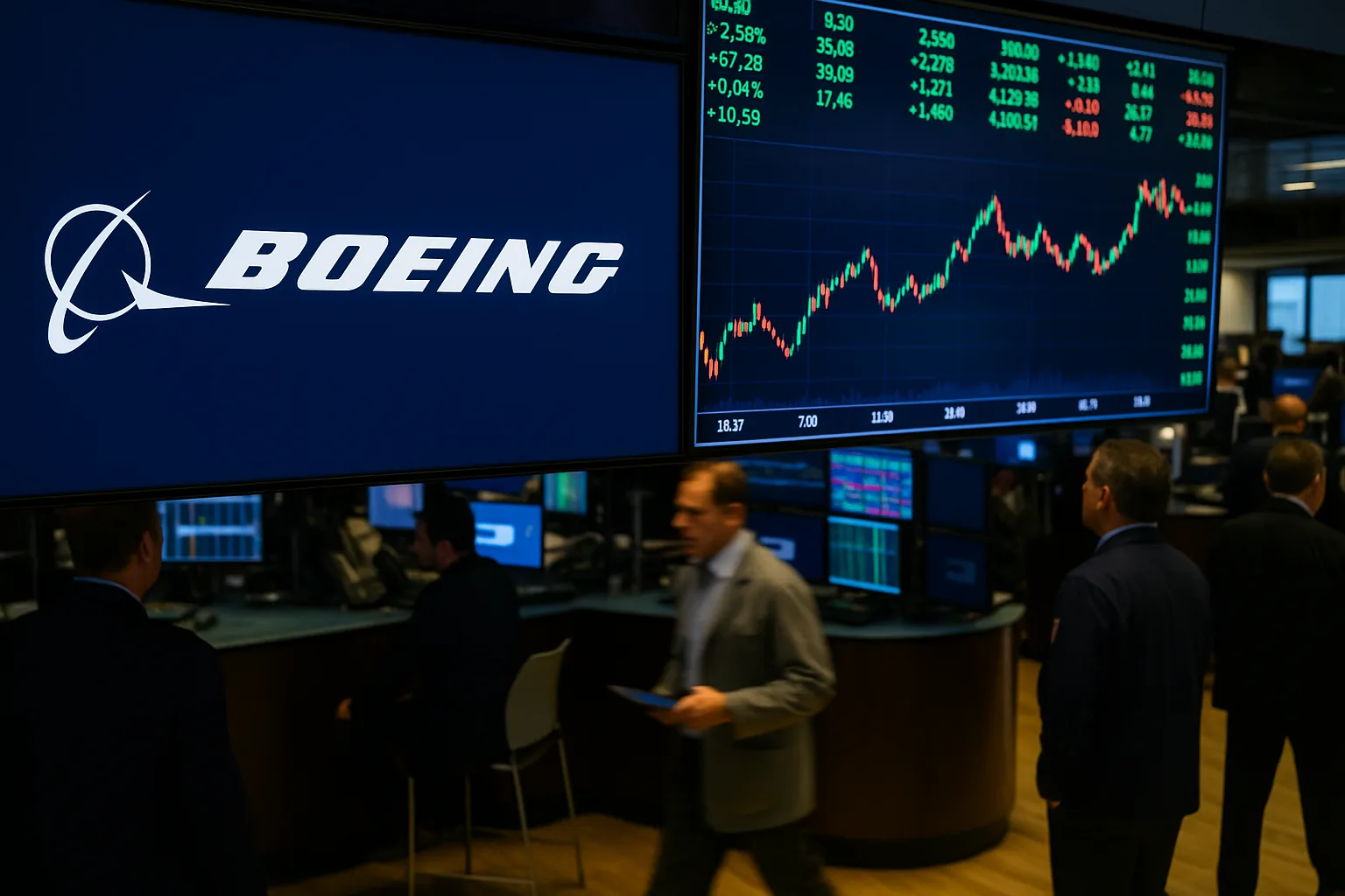 Trump's Boeing Post Narrows Field in Prediction Market, Tech Bets Rise
