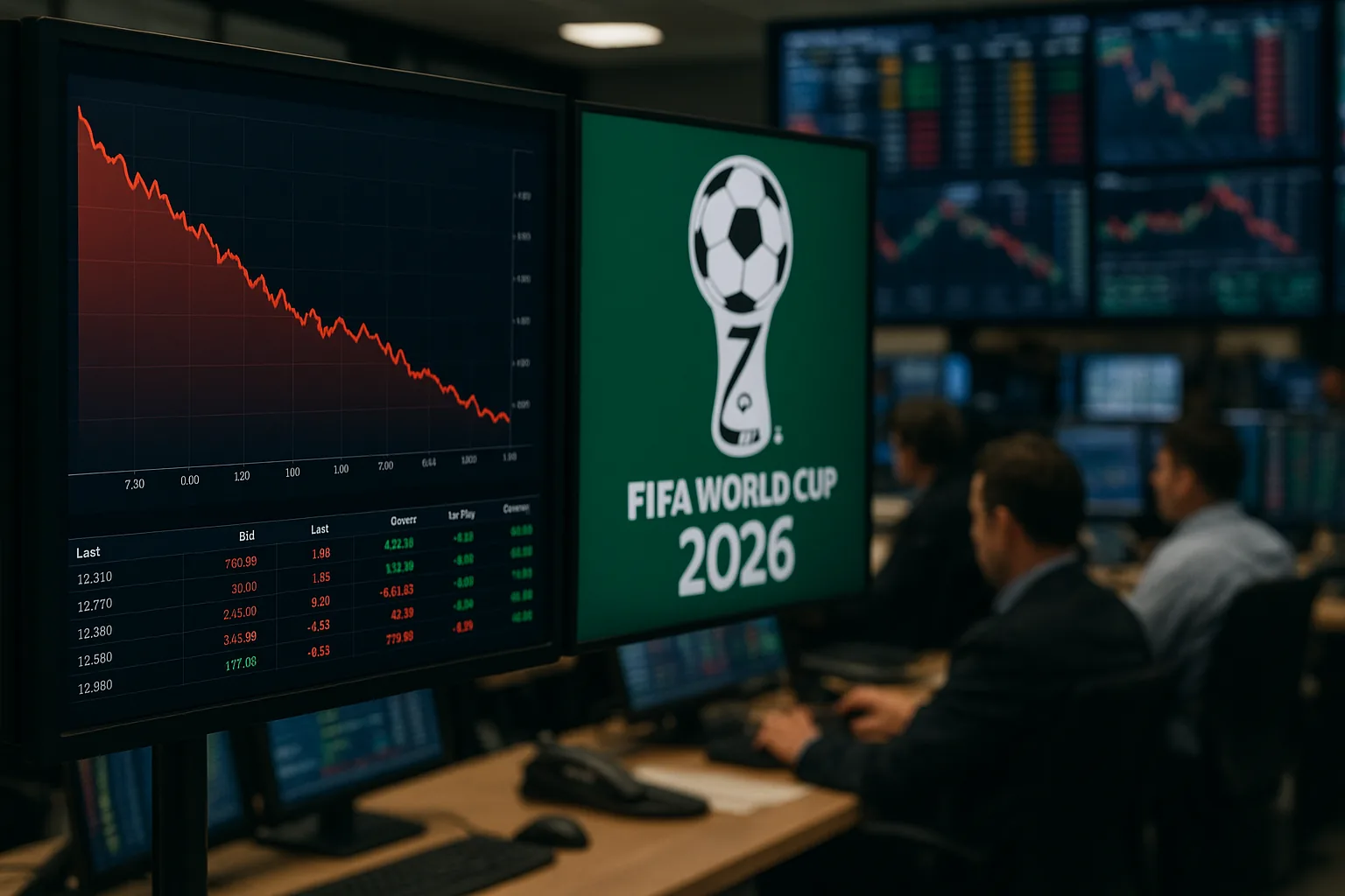 Early World Cup Match Data Triggers Sell-Off in Announcer Mention Markets