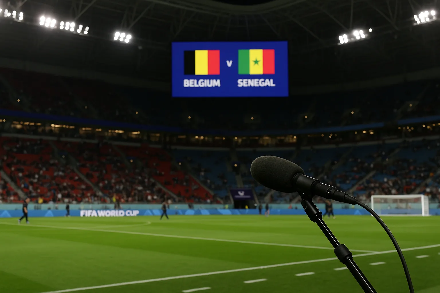 Knockout Stakes Reshape World Cup Announcer Market for Belgium-Senegal