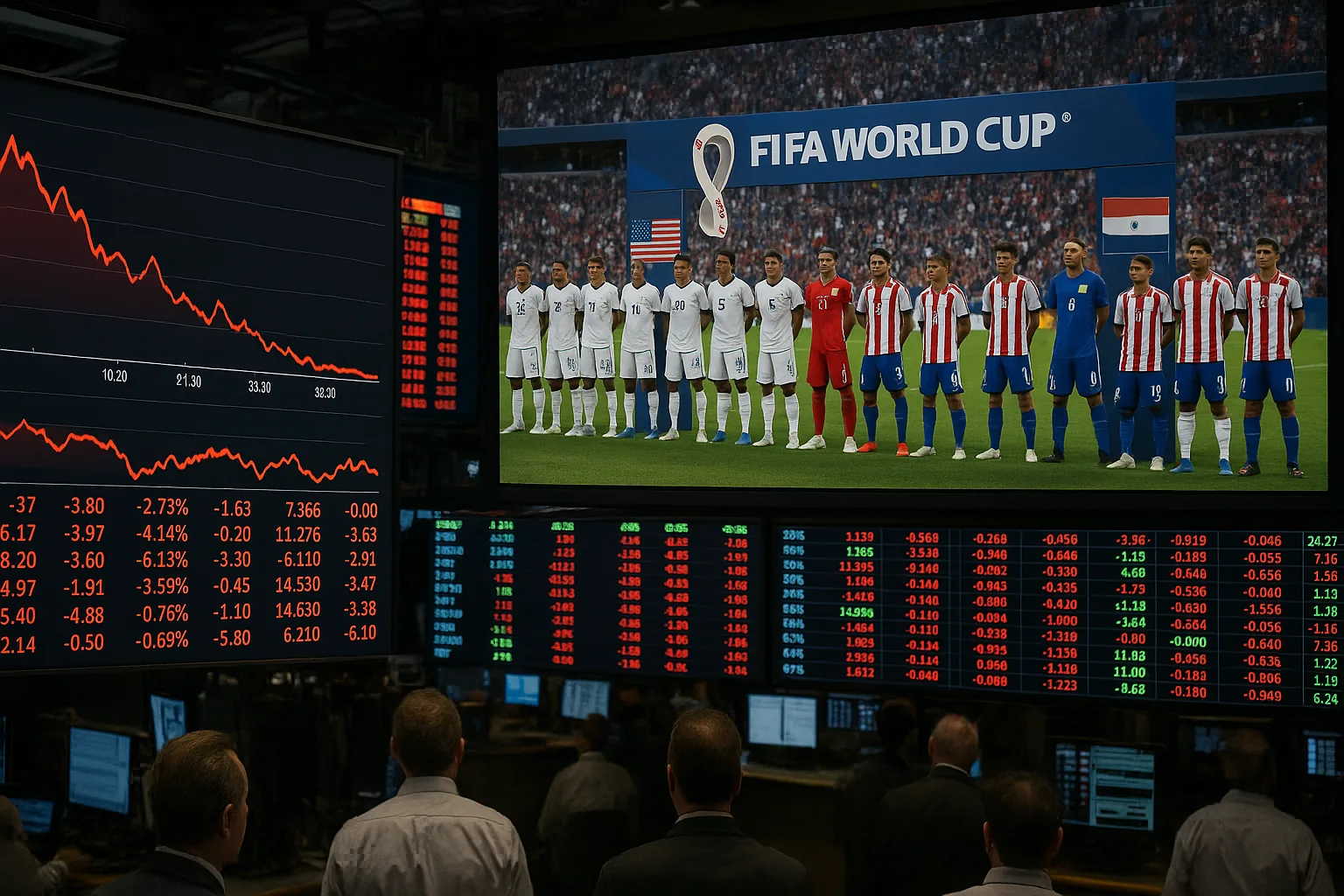 USA-Paraguay Match Conclusion Drives Collapse in Announcer Mention Markets