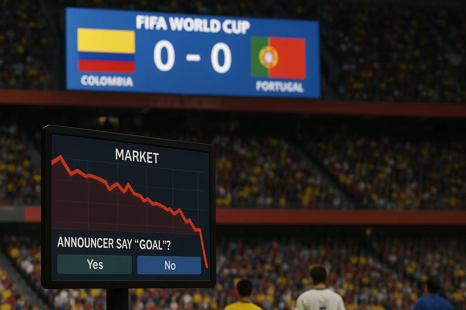 Colombia-Portugal Match Conclusion Triggers Collapse in Announcer-Mention Bets